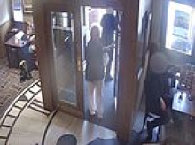 Final moments of grandmother before she was found dead from head injury at her home: Police release CCTV showing 68-year-old in pub as they continue hunt for killer