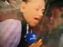 Heart-stopping moment out-of-control SUV barrels into reporter and cameraman LIVE on air