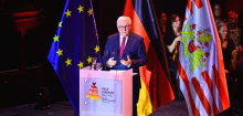 Tag der Deutschen Einheit: Frank-Walter Steinmeier ruft zu Verteidigung der Demokratie auf