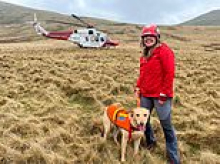 Heroic dog stopped man taking his life on remote hillside - five years after handler lost her own father in mountain suicide