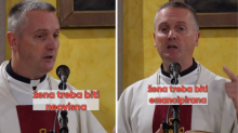 VIDEO Propovijedi o ženama izazvao gomilu reakcija. Evo tko je svećenik Krunoslav Karas