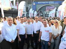 STIGLA I PODRŠKA S KOSOVA I METOHIJE: Predstavnici Srpske liste došli u Arenu (FOTO)