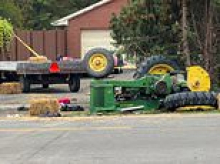 Horror as hayride carrying children flips over in New York, leaving multiple people critically injured