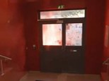 Rioters set fire to school entrance with terrified teachers and pupils trapped inside as French student protests continue