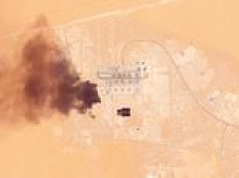Saudi coalition backs Yemen government offensive with 100 warplanes taking part in dawn strikes against Iran-backed Houthis