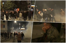 HAOS U PRIŠTINI SE NE SMIRUJE! Pristalice tzv. OVK blokirale Skupštinu: Kurti pobegao na zadnji izlaz, policija bacila suzavac (VIDEO/FOTO)