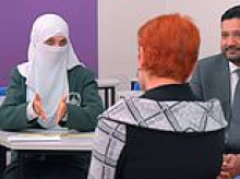 One Nation announces it would ban burqas and niqabs in Australian schools - after Pauline Hanson clashed with female student