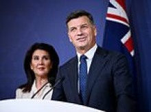 Liberal leader Angus Taylor promises the biggest immigration cut in Australian history as Pauline Hanson claims he's stealing her policy