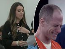 Victim's sister confronts sobbing American Idol killer as he's sentenced to life behind bars: 'You shattered a family that trusted you'