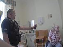 Two police officers who Tasered and pepper-sprayed disabled pensioner, 92, in care home are sacked for using 'excessive force'
