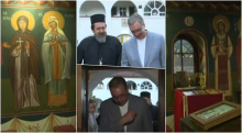 BRAT POZNATOG GLUMCA DOČEKAO VUČIĆA U MANASTIRU JOVANJA Ovde su Turci za samo jedan dan ubili 200 monaha, spalili i porušili svetinju-narod je obnovio