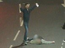 Moment cocaine-fuelled teen celebrates after knocking man unconscious in vicious unprovoked attack - before kicking him in the head as he lies comatose