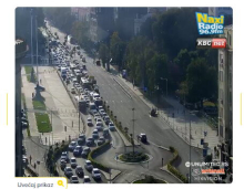 KRKLJANAC KA NOVOM BEOGRADU SA SVIH STRANA: Gužva na Brankovom i Gazeli, duge kolone kod Skupštine za ulazak u Terazijski tunel (FOTO)