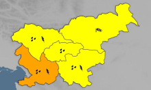 Prihaja vremenska sprememba, na jugozahodu možni močnejši nalivi