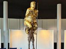 European Parliament's 'Orange Plague' insult to Trump: Statue depicting obese, naked president is put on display