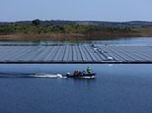 Fight brutal summer droughts by moving solar panels from green fields and floating them on reservoirs, say senior Tories demanding planning red tape cut