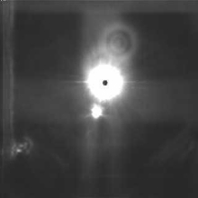 Posnetek črnega Sonca s slovenskega satelita Trisat-S izbran za Esino tehnološka fotografija tedna