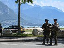 Man is charged with 13 counts of attempted murder after playground 'knife attack' in French Alps that left British toddler hurt