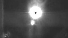 Posnetek črnega Sonca s slovenskega satelita Trisat-S izbran za Esino tehnološko fotografijo tedna