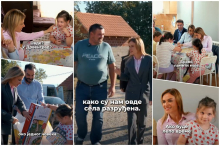 Samohrani otac desetoro dece, borac prve kategorije i domaćin! Ministarka Stamenkovski posetila Milana u selu Osladić, mališanima donela poklone i dala obećanje