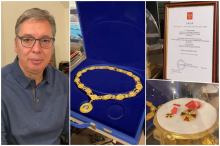 OVO PRVI PUT POKAZUJEM U JAVNOSTI! Vučić prikazao odlikovanja koja je dobio od Vladimira Putina i Si Đinpinga: 
