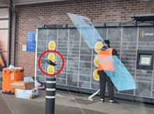 Moment parcel worker is caught on video flinging packages to the floor by furious Vinted seller