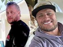 Foundation on his face, sleeveless denim and a hunky new roommate: Wife of $5m 'tycoon' whose success was as fake as his veneers reveals marriage secrets... and shows what he looks like without the filter