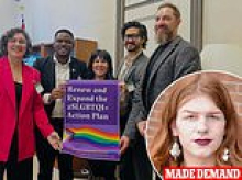 2SLGBTQIA+ group demands $450m of taxpayer cash to 'do the work' they say queer community needs