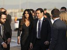 Testy Marco Rubio snaps at reporters as he's confronted with Kimberly Guilfoyle probe first exposed by Daily Mail