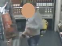 'Sausage smuggler' is caught! 'Thief' who repeatedly stole meat from shop is caught... stuffing it down his trousers