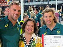 Gina Rinehart takes aim at some young people for 'ranting with unbrushed, unwashed hair' on TV - as she hails the 'inspiring' discipline and work ethic of Australia's swimmers