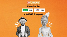 Samo uz Oranž pretplatu: Uzmi dm kupon od 15 € i Pevex kupon od 20 €!