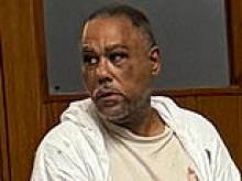 Toddler girl fighting for life after being stabbed in face by stranger at bus stop who cops say was previously ruled unfit to stand trial after stabbing two other children