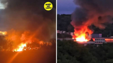 VIDEO Gori na deponiju u Puli, čuju se eksplozije: 'Ostanite u kućama i zatvorite prozore...'
