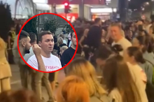 SIN KURTIJEVOG SRBINA KOLOVOĐA STUDENTSKE LISTE - I TO BUKVALNO! Pogledajte snimak iz Niša, još jedan dokaz o povezanosti Kurtija i blokadera (VIDEO)