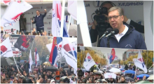 VUČIĆ U ZRENJANINU OVAKO ZAPEVAO! Uložićemo mnogo novca u Banat! Pokušali su da nam unište državu i podele porodice! Dočekan po kiši pesmom i sa Aco, Srbine 