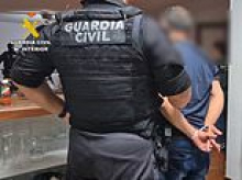Twenty-five women who were lured to Ibiza with false job offers from criminal gang before being forced into prostitution are freed by Spanish Civil Guard - as four arrested
