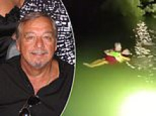 Dramatic moment brave Florida deputy dives into shark-infested waters to save wheelchair-bound grandfather, 72