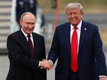 Boris blasts 'sickening' Trump deal with Putin: Ex-PM calls on Royal Navy to intercept Russia's diesel and says US 'bankrolls slaughter'