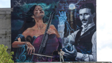 FOTO KAKAV MURAL! Tesla osvanuo na 400 kvadrata u Sesvetama. Evo što znači...
