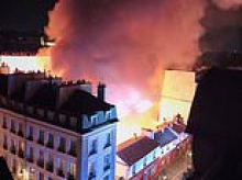 Historic Paris market is 'completely destroyed' by fire
