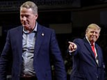Struggling Trump gushes over Ohio senator's backside in rambling speech weeks before crunch midterm elections