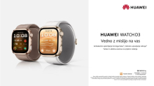 Huawei je objavil začetek prodaje pametne ure HUAWEI WATCH D3 v Sloveniji