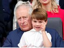 Why has Charles been painted as a 'cold' father? Harry said he 'didn't hug', but King's touching bond with grandson Louis and 'banter' with Prince William tells a different story