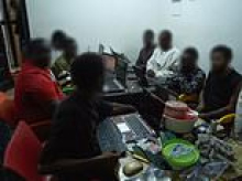 West African 'romance scammers' who were 'targeting lonely British pensioners' are arrested in London-led sting