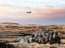 British soldiers train to recapture Falklands after threats by Argentina