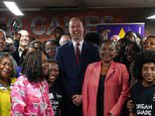 Prince William 'blown away' by young black scholars in charity visit with The Amos Bursary