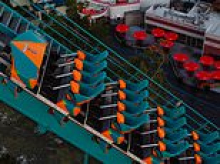 Six Flags' Goliath rollercoaster was closed for maintenance in hours before teacher's fatal fall, witnesses say, as records reveal malfunctions on aging rides