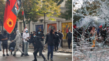 VIDEO Kaos na ulicama Tirane: Gore vladine zgrade i banke, na ulicama snimljeni vojni kamioni
