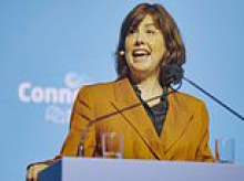 QUENTIN LETTS: Lucy Powell's speech was 20 minutes of patronising banality. You could have set it in an A-level English paper, asking: 'What, if anything, is this person trying to say?'